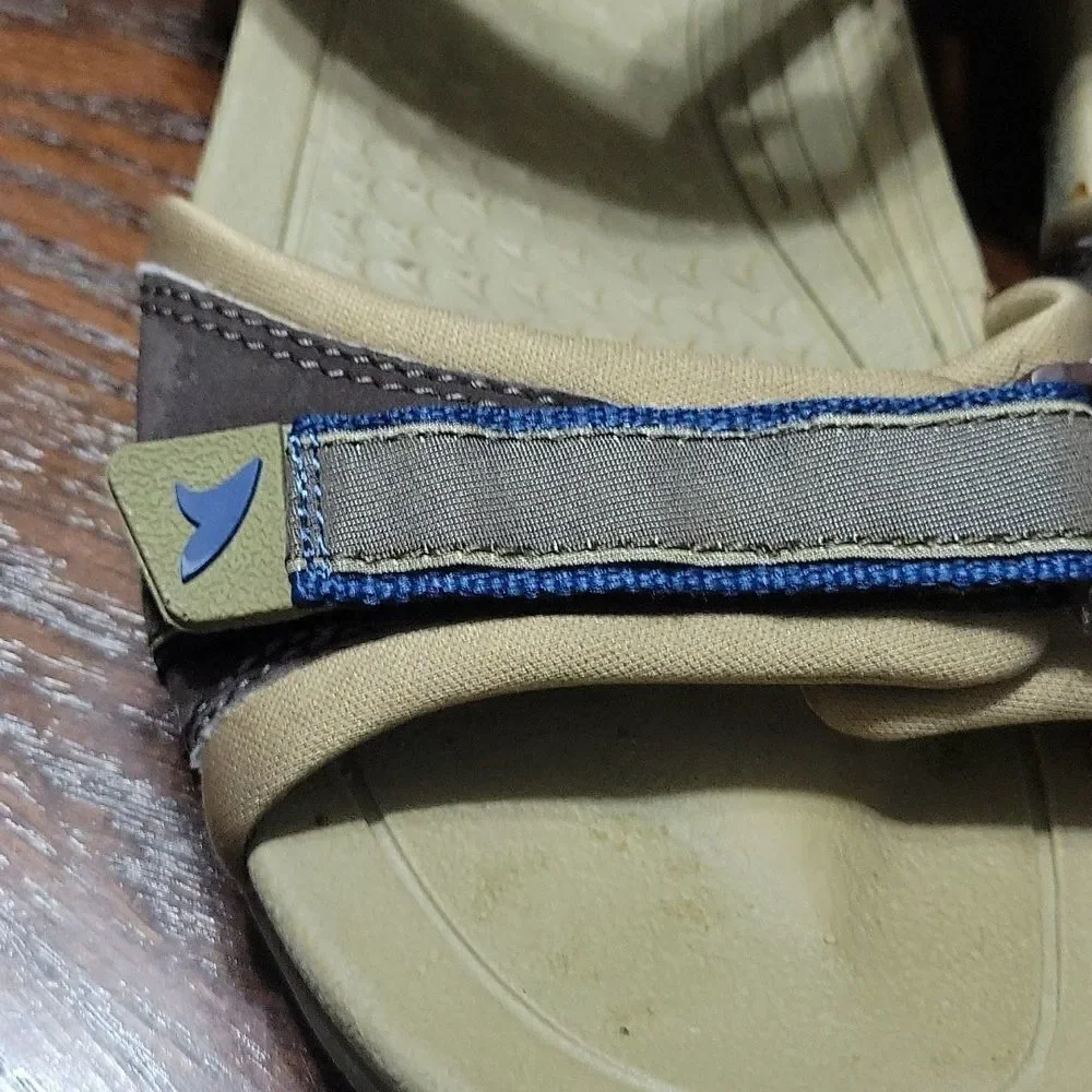 Bass Rugged Shark Mako sport sandals sz 9